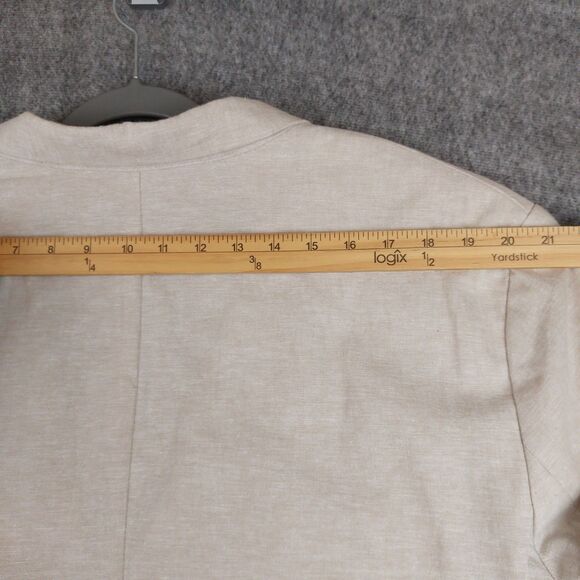 Linen Blend Old Navy Men's Size XL Blazer Sport Coat Casual Stones Throw Beige - Picture 8 of 11